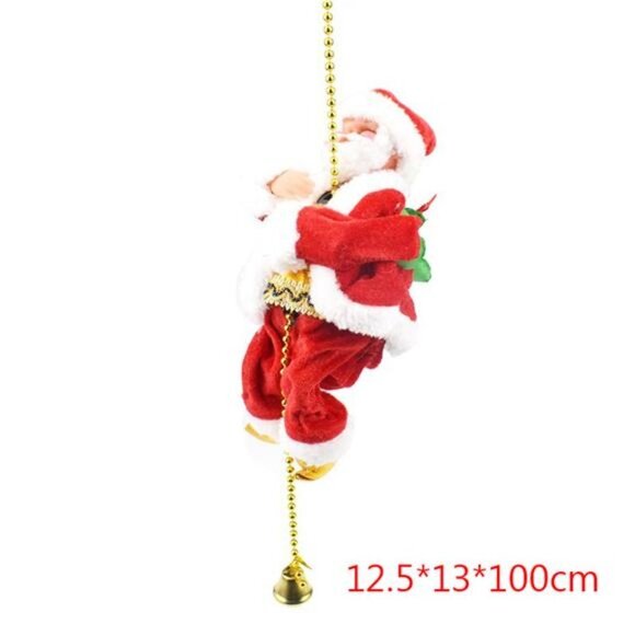 Santa Climbing Ladder Electric Santa Claus Climbing Rope Decoration Chri… - Picture 7 of 8